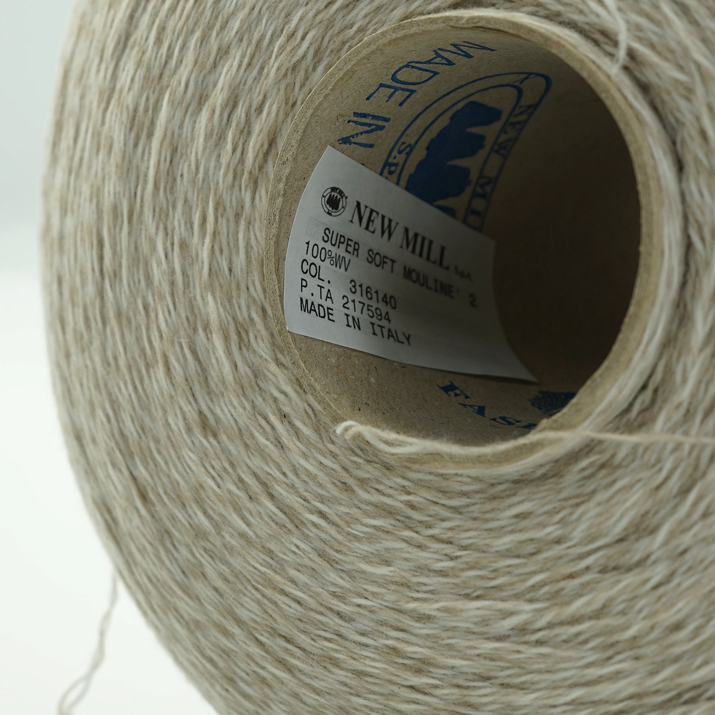 NEW MILL - Garn aus 100% WV NM 2/15 - Super Soft Mouline