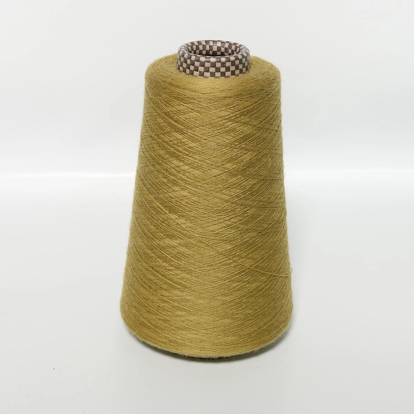 CARIAGGI Extrafeine Merinowolle Goldolive – 215 g Kone – 100% Merinowolle