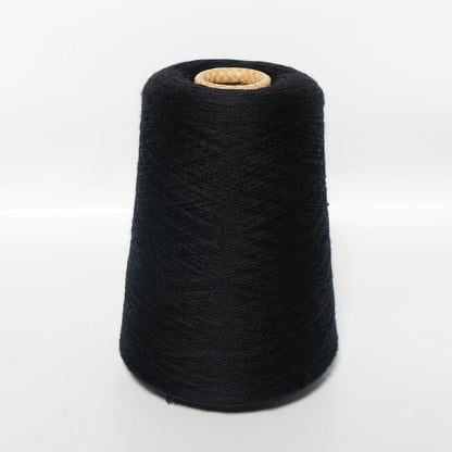 CARIAGGI Extrafeine Merinowolle Schwarz – 390 g Kone – 100% Merinowolle