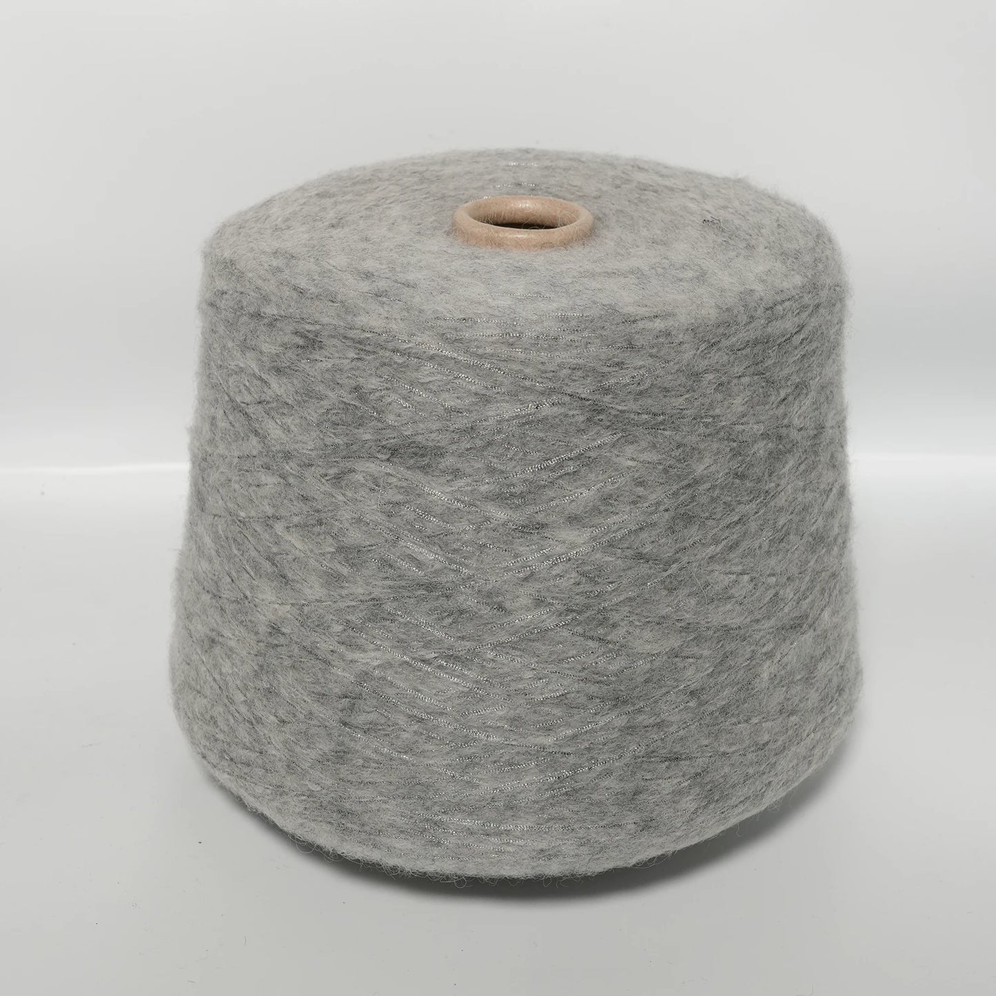 FABIFIL S.R.L – 53% Alpaka, 23% Schurwolle (Merino), 18% Viskose, 6% Polyester Silbergrau 100g