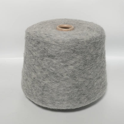 FABIFIL S.R.L – 53% Alpaka, 23% Schurwolle (Merino), 18% Viskose, 6% Polyester Silbergrau 100g