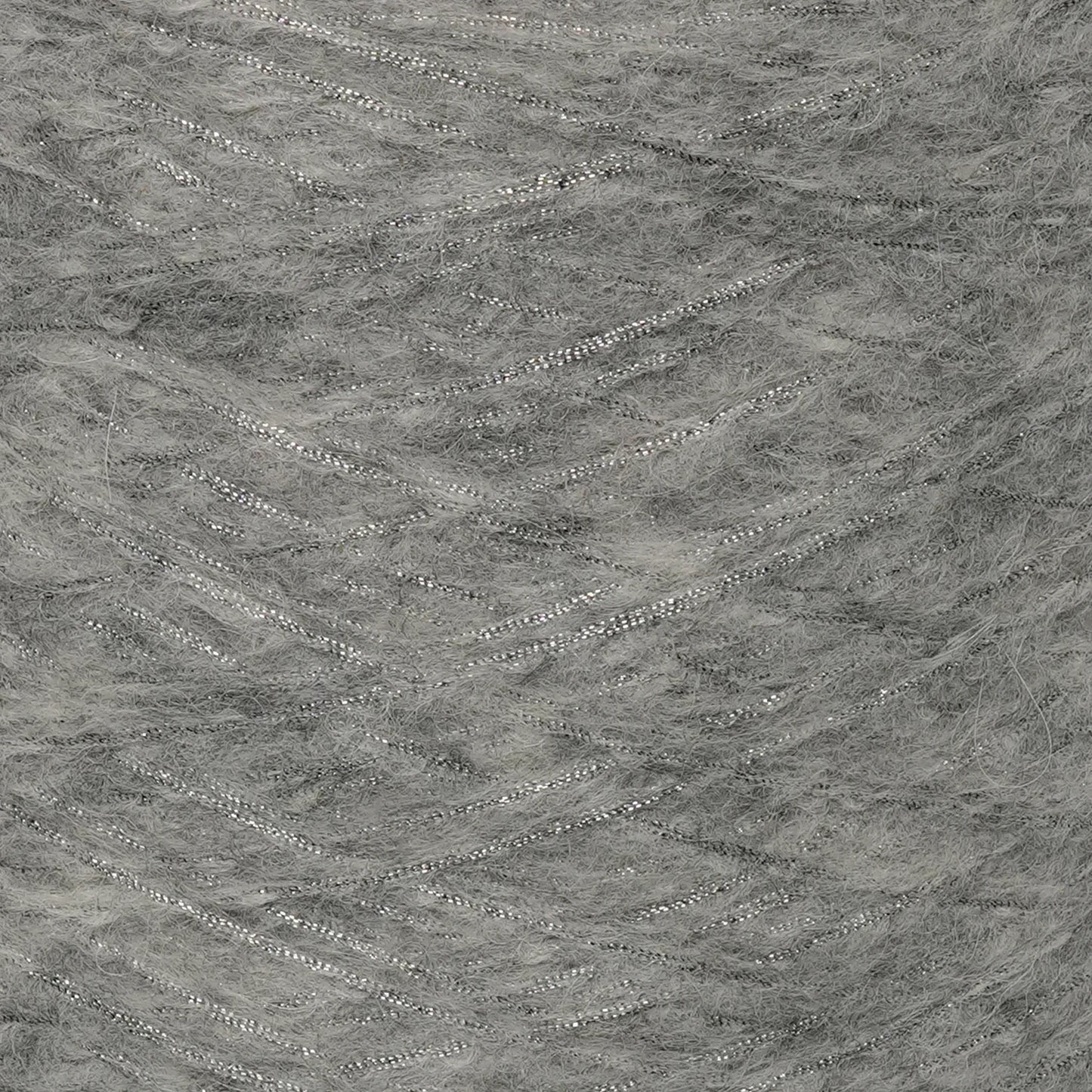 FABIFIL S.R.L – 53% Alpaka, 23% Schurwolle (Merino), 18% Viskose, 6% Polyester Silbergrau 100g