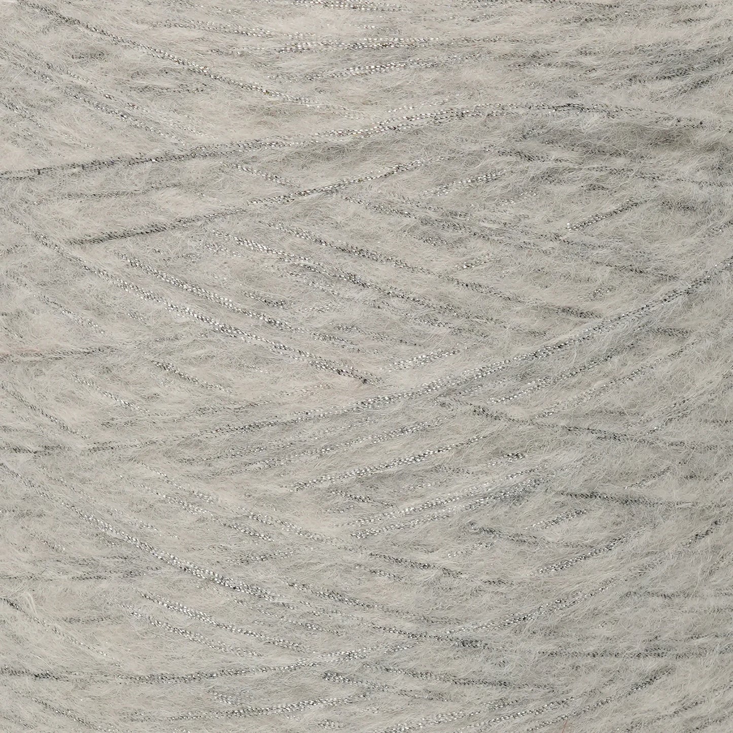 FABIFIL S.R.L Silbergrau Mélange – 53% Alpaka, 23% Schurwolle (Merino), 18% Viskose, 6% Polyester 100g