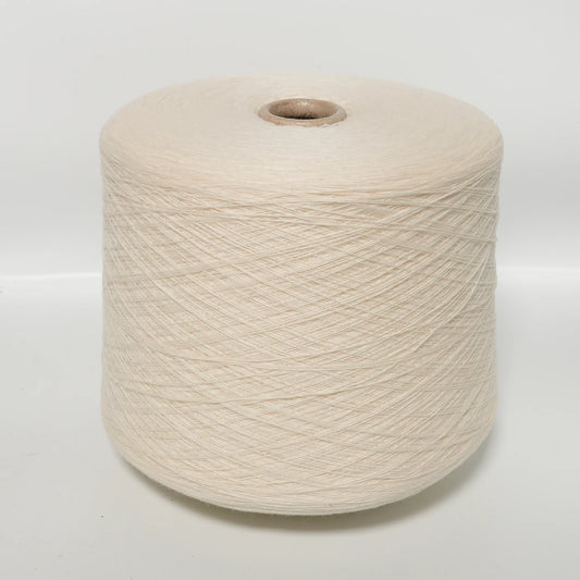 LANECARDATE Camberra Naturweiß – 100% Extrafeine Merinowolle 100g