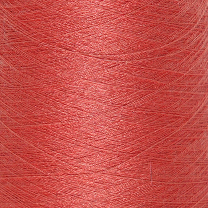 CARIAGGI JAIPUR – 125 g Kone – 70% Kaschmir 30% Seide – Koralle mit warmem Lachs-Unterton