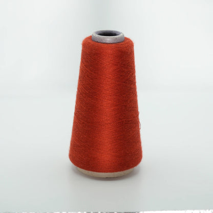 CARIAGGI JAIPUR – 140 g Kone – 70% Kaschmir 30% Seide – Burnt Orange mit warmem Kupfer-Unterton