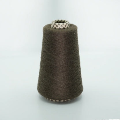 CARIAGGI JAIPUR – 200 g Kone – 70% Kaschmir 30% Seide – Moss Braunn mit erdigem Wald-Unterton