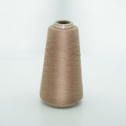 CARIAGGI JAIPUR – 165 g Kone – 70% Kaschmir 30% Seide – Taupe Brown mit sanftem Grau-Braun-Unterton