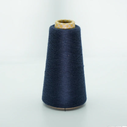 CARIAGGI JAIPUR – 145 g Kone – 70% Kaschmir 30% Seide – Deep Navy Blue mit anthrazitfarbenem Unterton