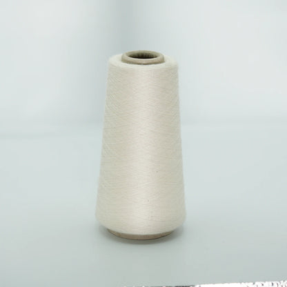 CARIAGGI JAIPUR – 160 g Kone – 70% Kaschmir 30% Seide – Soft Ecru White mit warmem Vanilleton