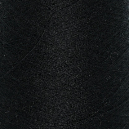 CARIAGGI JAIPUR – 230 g Kone – 70% Kaschmir 30% Seide – Pure Black mit tiefem Schwarz-Ton