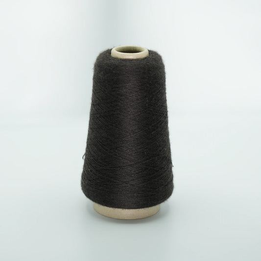 CARIAGGI JAIPUR – 190 g Kone – 70% Kaschmir 30% Seide – Dark Charcoal Grey mit warmem Braun-Unterton