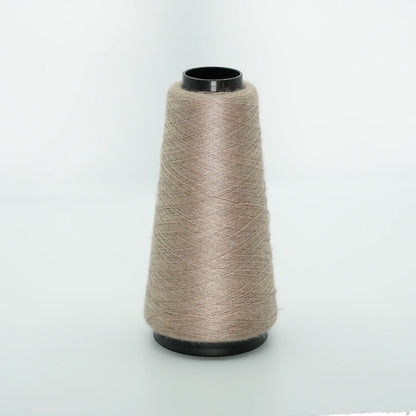 CARIAGGI JAIPUR – 85 g Kone – 70% Kaschmir 30% Seide – Light Taupe mit sanftem Grau-Beige-Mix