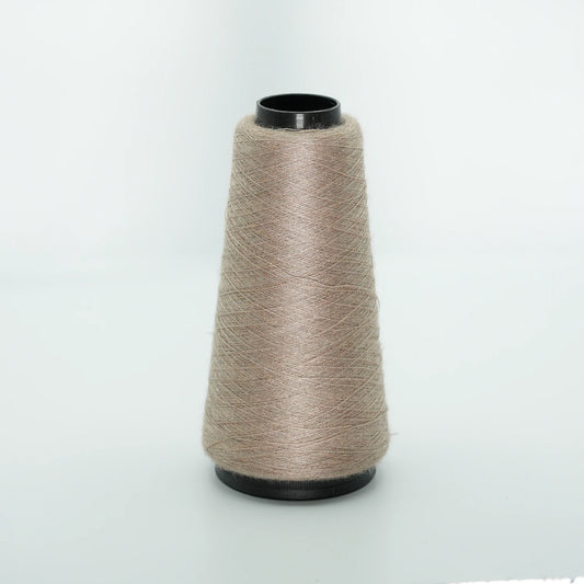 CARIAGGI JAIPUR – 85 g Kone – 70% Kaschmir 30% Seide – Light Taupe mit sanftem Grau-Beige-Mix