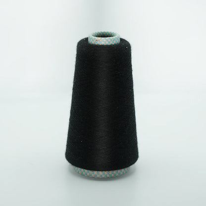 CARIAGGI JAIPUR – 175 g Kone – 70% Kaschmir 30% Seide – Deep Black mit intensivem Schwarz-Ton