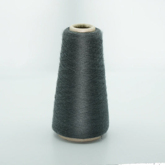 CARIAGGI JAIPUR – 130 g Kone – 70% Kaschmir 30% Seide – Slate Grey mit kühlem Petrol-Unterton