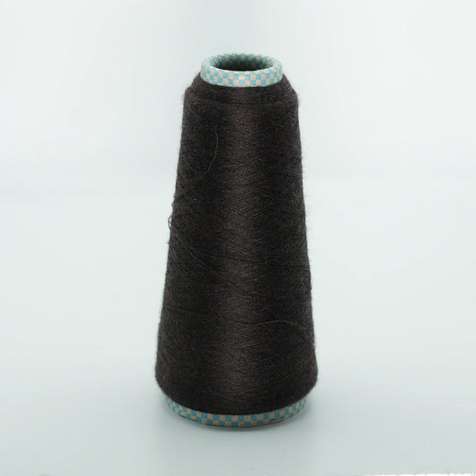 CARIAGGI JAIPUR – 75 g Kone – 70% Kaschmir 30% Seide – Espresso Brown mit tiefem Dunkelbraun-Ton